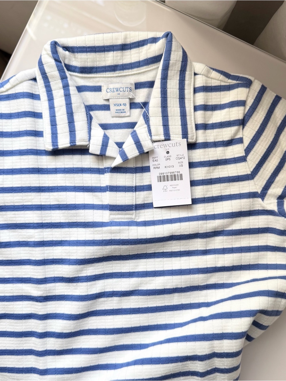 NWT - J.Crew - CrewCuts Boys Knit Polo Shirt | Size XS